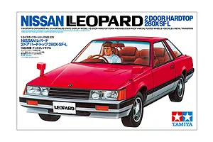 Tamiya 1/24 Nissan Leopard 2-Door Hardtop 280X SF-L Car Scaled Plastic Model Kit