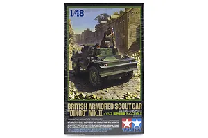 Tamiya 1/48 British Dingo Mk.II Armored Scout Car Scaled Plastic Model Kit image 17044