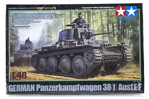 Tamiya 1/48 German Panzerkampfwagen 38 (t) Ausf.E/F Scaled Plastic Model Kit
