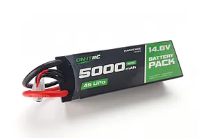 On-It RC 14.8V 5000mAh 100C 4S Hard Case LiPo Battery