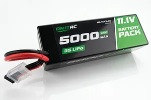 On-It RC 11.1V 5000mAh 100C 3S Hard Case LiPo Battery