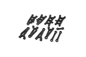 BlackZon Front and Rear Suspension Arms Set