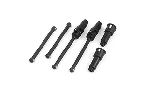 BlackZon Front and Rear Driveshaft Set 6Pcs