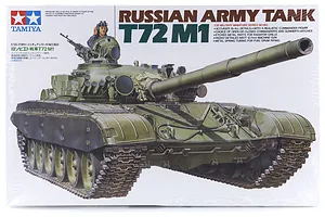 Tamiya 1/35 Russian T72 M1 Tank Scaled Plastic Model Kit