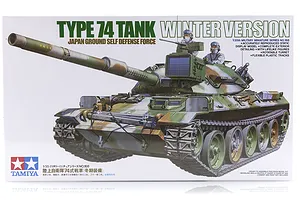 Tamiya 1/35 Japanese Type 74 Winter Version Tank Scaled Plastic Model Kit