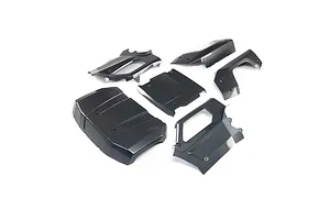Losi Complete Roll Cage Panel Set - Gunmetal Grey