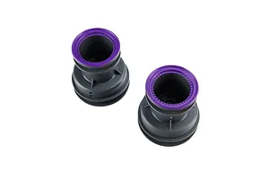 Losi 1/18 MT Rims with Purple Rings 2Pcs - Light Grey