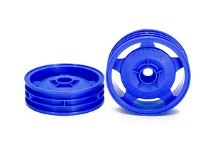 Tamiya 2.4" Star Dish Front Off Road Buggy Rims 2Pcs- Blue