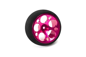 Spektrum Aluminium Wide Circle Transmitter Wheel - Pink