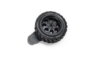 Spektrum Rugged Transmitter Wheel with Thumb Steer - Black
