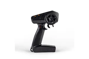 Side profile of the Spektrum DX3 Smart DSMR 2.4GHz RC transmitter against a clean white background.