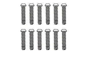 MJX RC 2.5x12mm Coarse Thread Countersunk Head Screws 12Pcs