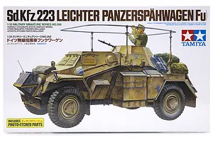 Tamiya 1/35 German Leichter Panzerspahwagen (Fu) (Sd.Kfz. 223) Scaled Plastic Model Kit image 17124