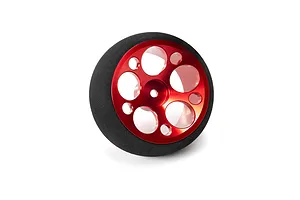 Spektrum Aluminium Wide Circle Transmitter Wheel - Red