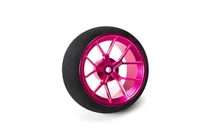 Spektrum Aluminium Wide Spoke Transmitter Wheel - Pink