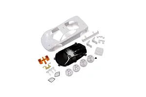 Kyosho Mini-Z McLaren F1 LM Painted Body Shell Set with Rims - White