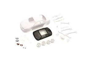 Kyosho Mini-Z Nissan Skyline GT-R R33 Nismo Painted Body Shell with Rims - White