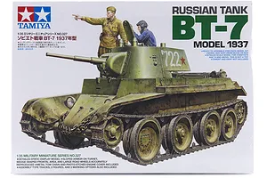 Tamiya 1/35 Russian 1937 BT-7 Tank Scaled Plastic Model Kit image 17156