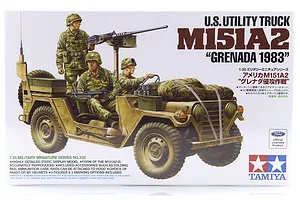 Tamiya 1/35 U.S. M151A2 (1983 Grenada) Ford Utility Truck Scaled Plastic Model Kit