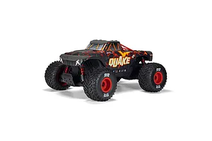 ARRMA Quake 4S RC Monster Truck Electric Brushless 4WD 1/8 Scale RTR - Red