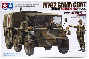 Tamiya 1/35 U.S. M792 Gama Goat 6x6 Ambulance Truck Scaled Plastic Model Kit