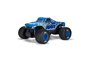 ARRMA Quake 4S RC Monster Truck Electric Brushless 4WD 1/8 Scale RTR - Blue