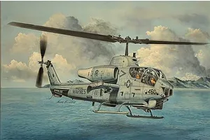 Trumpeter 1/35 AH-1W Super Cobra (Turned Exhaust) Helicopter Scaled Plastic Model Kit