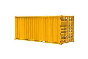 Fujimi 1/24 20ft Container Scaled Plastic Model Kit - Yellow