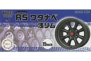 Fujimi 1/24 RS Watanabe Shallow 15" Rim Scaled Plastic Model Kit 