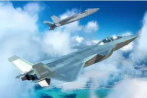 Trumpeter 1/48 Chinese J-20S Mighty Dragon Jet Scaled Plastic Model Kit