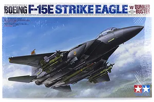 Tamiya 1/32 Boeing F-15E Strike Eagle with Bunker Buster Jet Scaled Plastic Model Kit image 17187