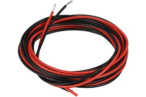 Hobbies Direct 18AWG Red and Black Silicone Wire - 1.0m