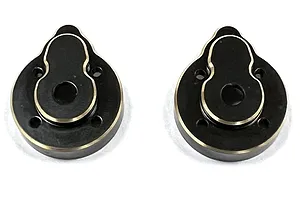 Hobby Plus Brass Rear Portal Hub Covers 2Pcs