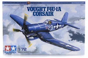 Tamiya 1/72 Vought F4U-1A Corsair Fighter Scaled Plastic Model Kit