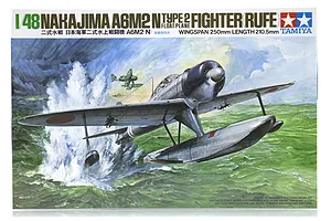 Tamiya 1/48 Nakajima A6M2-N Type-2 Float Plane Rufe Fighter Scaled Plastic Model Kit image 17240