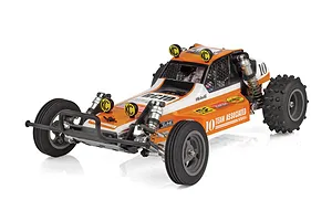 Team Associated RC10 Ultra Rider electric 2WD 1/10 scale RC buggy assembled on a white background.