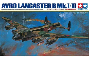 Tamiya 1/48 Avro Lancaster B Mk.I/III Bomber Scaled Plastic Model Kit image 17298