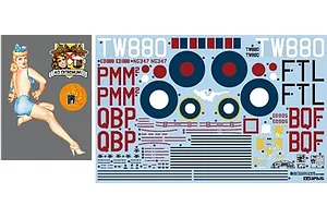 Tamiya 1/48 Avro Lancaster B Mk.I/III Bomber Scaled Plastic Model Kit image 17303