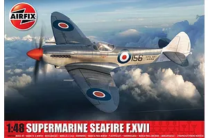 Airfix 1/48 Supermarine Seafire F.XVII Fighter Scaled Plastic Model Kit