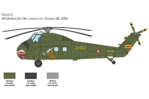 Italeri 1/48 H-34A Pirate /UH-34D U.S. Marines Helicopter Scaled Plastic Model Kit image 8