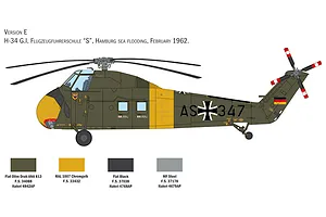 Italeri 1/48 H-34A Pirate /UH-34D U.S. Marines Helicopter Scaled Plastic Model Kit image 10