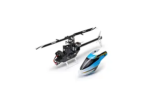 Blade Revolution 155 CP RC helicopter with body canopy removed on a white background
