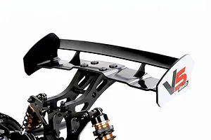 Rovan Voyager 5 Rear Wing with Decals - White