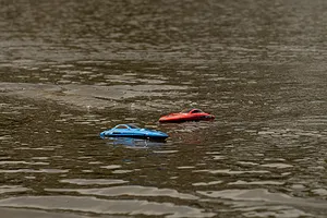 Atrek Riptide 16&amp;quot; RC Speed Boat Deep V RTR - Blue image 16