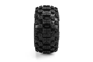 Pro-Line 1/16 Badlands MX MT Tyres on White Split Six Rims - Glued Wheels 2Pcs image 4