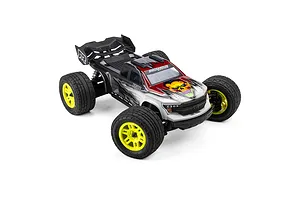 Pro-Line 1/16 Menace Street Tyres on Yellow Split Six Rims - Glued Wheels 2Pcs image 2