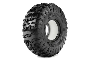 Pro-Line 1/10 Chisel II G8 1.9 crawler tyre showing detailed tread pattern and sidewall lettering.
