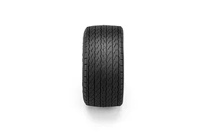 Front view of a single Pro-Line Goodyear Blue Streak VTA RC tyre mounted on a wheel against a clean white background.