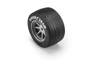 Pro-Line 1/12 Goodyear Blue Streak VTA Rear Tyres on Grey Rims - Glued Wheels 2Pcs image 5
