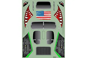 Pro-Line 1/10 Comp Wagon Cab Limited Edition Painted Body Shell - Matte Black image 13